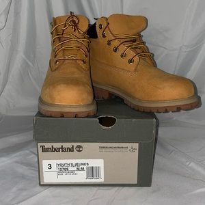 Tan Timberland boots